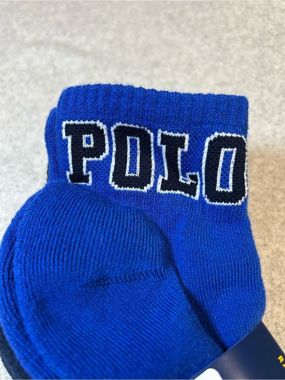 Polo Ralph Lauren Men's Socks Classic Spellout Logo Ankle Cut Sport 6 Pairs NWT